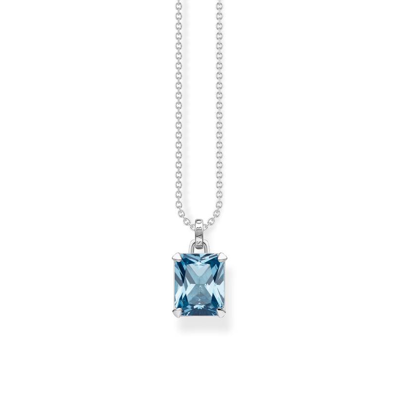 Thomas Sabo Kette mit aqua Stein Silber blau KE1964-009-1-L45V von Thomas Sabo