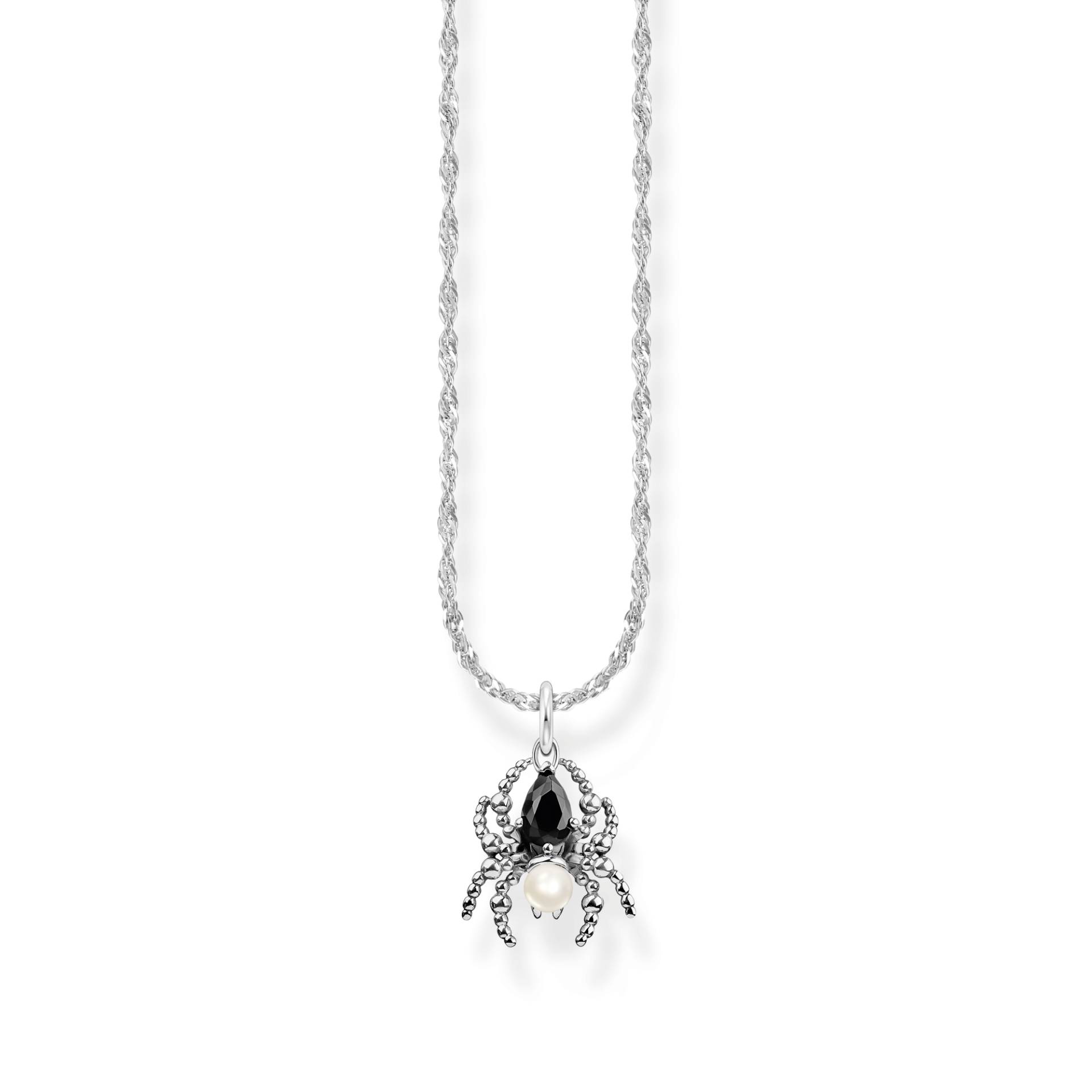 Thomas Sabo Kette mit Spinnen-Anhänger Spider Romance Silber mehrfarbig KE2326-167-7-L45V von Thomas Sabo