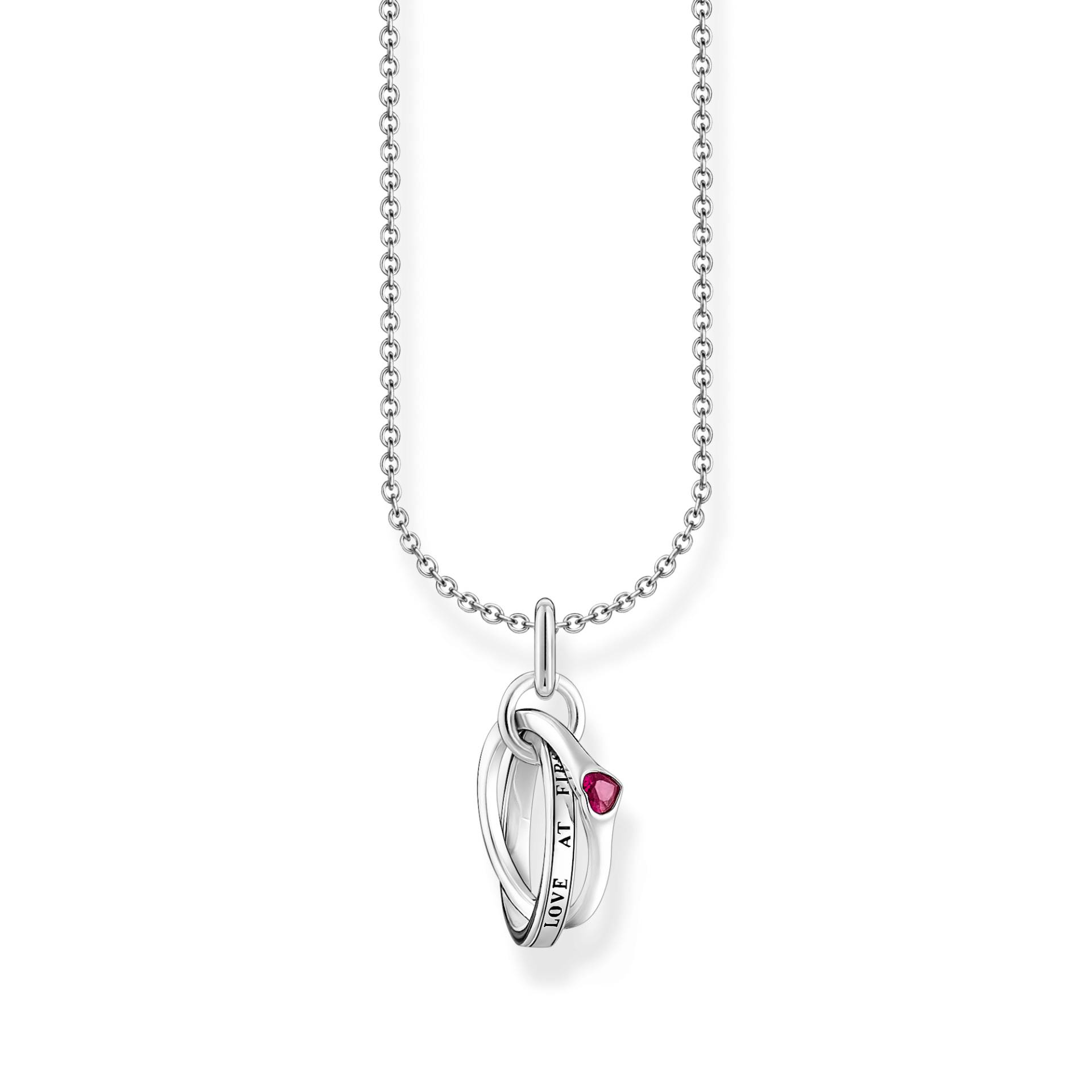 Thomas Sabo Kette mit Together-Ring-Anhänger Silber rot KE2231-639-10-L45V Thomas Sabo Kette mit Together-Ring-Anhänger Silber rot KE2231-639-10-L45V von Thomas Sabo