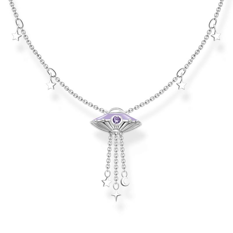 Thomas Sabo Kette mit Ufo und Stern Anhängern Silber silberfarben KE2197-041-21-L45V von Thomas Sabo