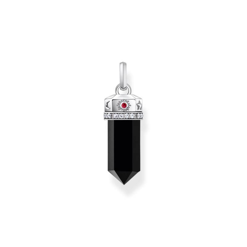 Thomas Sabo Kettenanhänger mit facettiertem Onyx Silber geschwärzt schwarz PE955-641-11 von Thomas Sabo