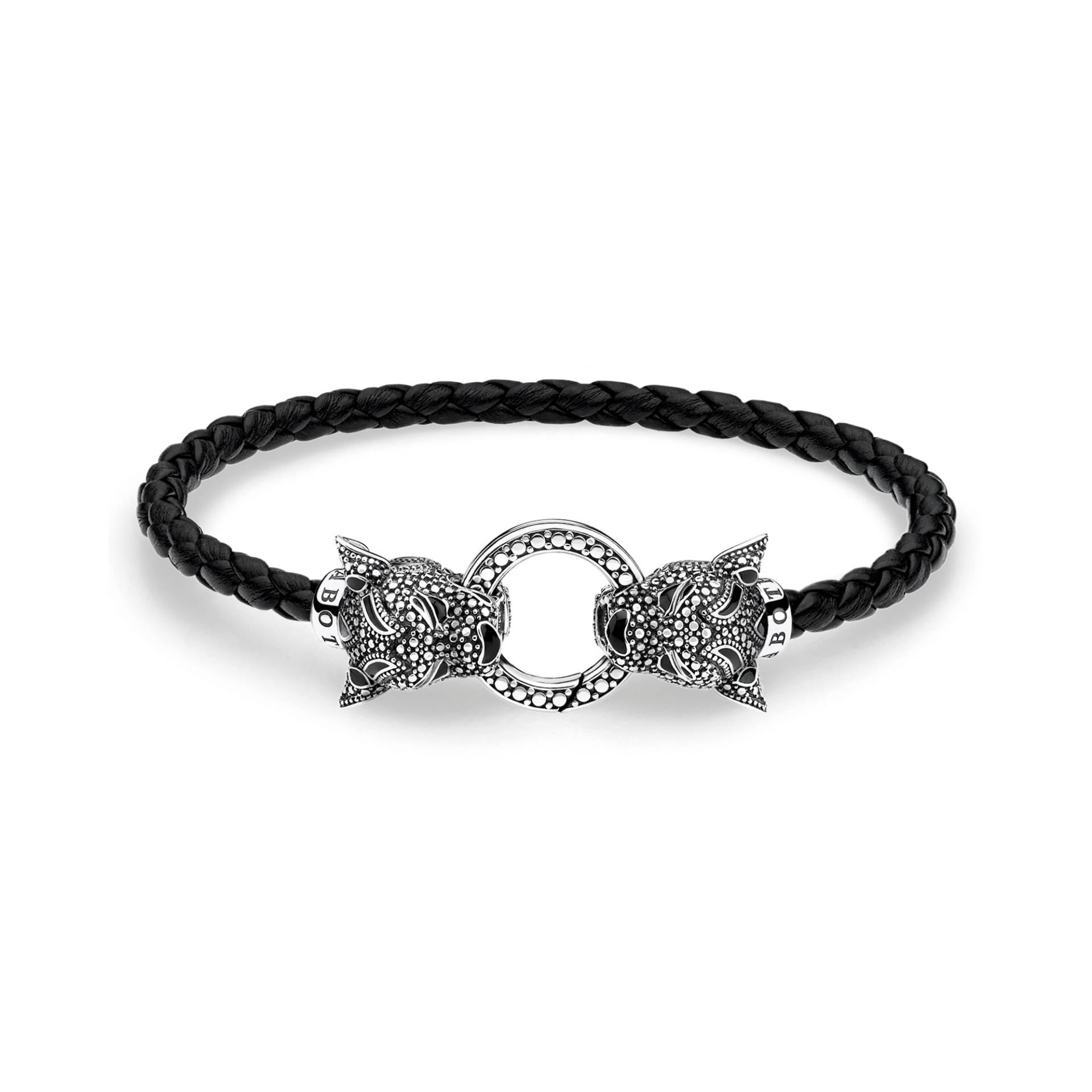 Thomas Sabo Lederarmband Black Cat schwarz A1932-682-11-L19 von Thomas Sabo