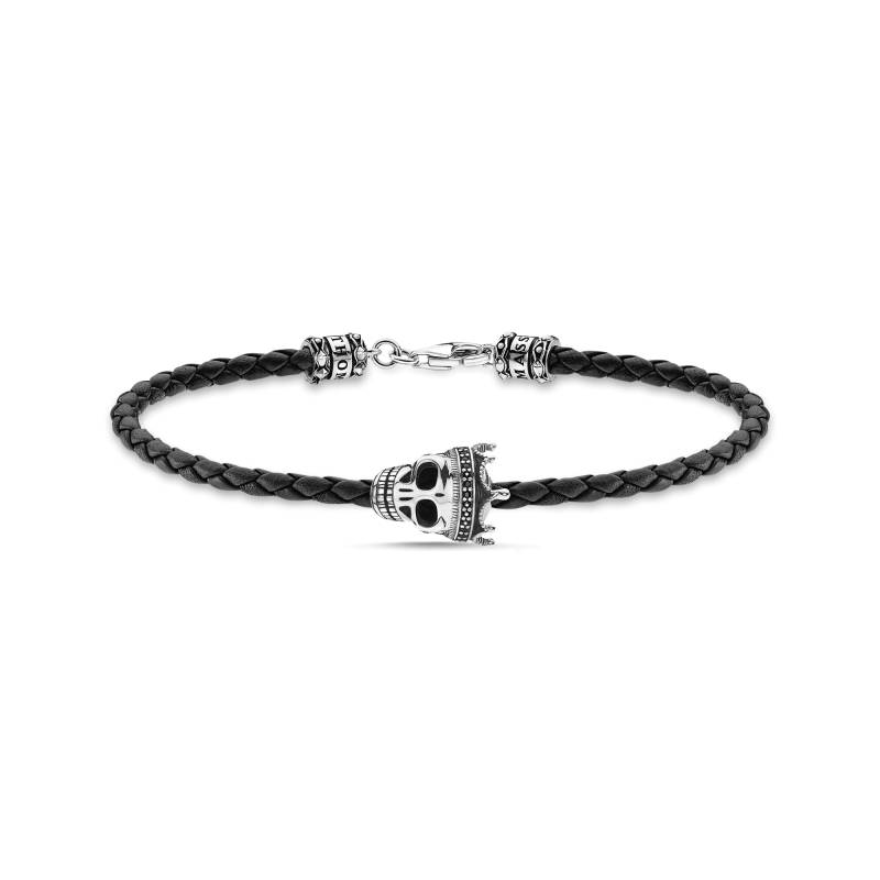 Thomas Sabo Lederarmband schwarz Totenkopf schwarz A2014-805-11-L17 von Thomas Sabo