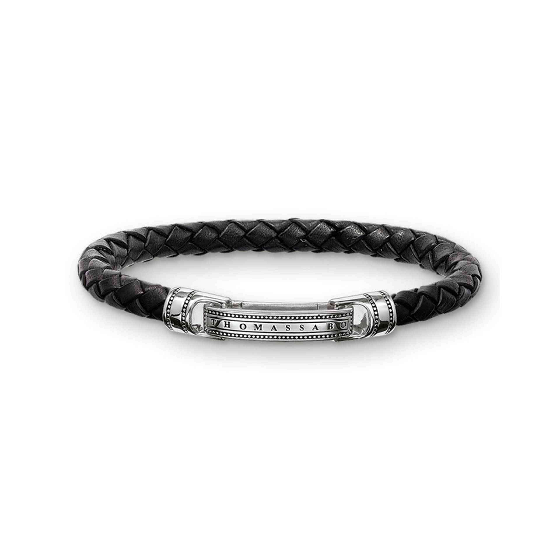 Thomas Sabo Lederarmband schwarz schwarz LB40-008-11-L von Thomas Sabo