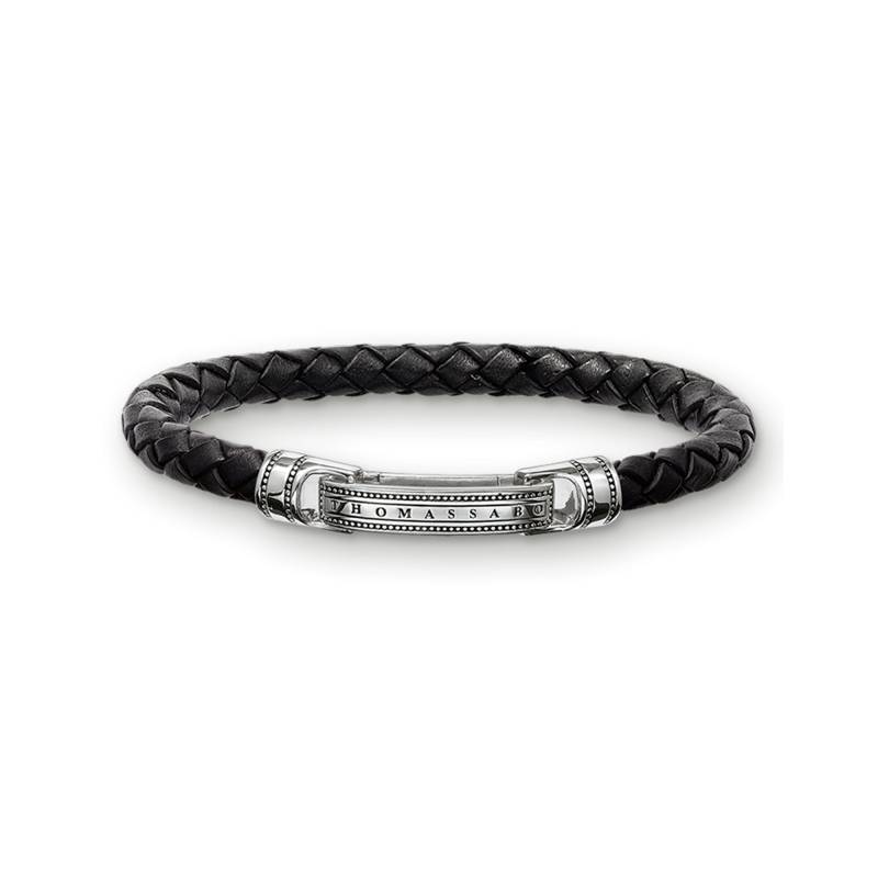 Thomas Sabo Lederarmband schwarz schwarz LB40-008-11-S von Thomas Sabo