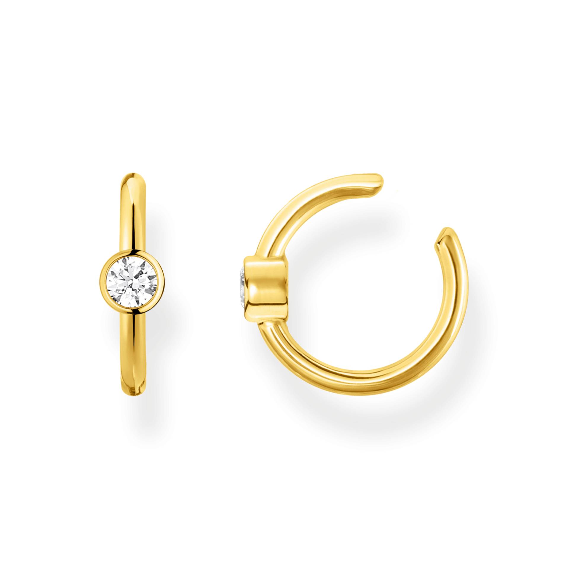 Thomas Sabo Einzel Ohrklemme weißer Stein gold weiß EC0018-414-14 Thomas Sabo Einzel Ohrklemme weißer Stein gold weiß EC0018-414-14 von Thomas Sabo