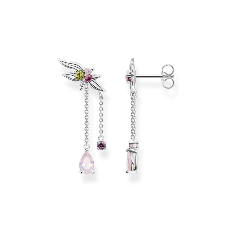 Thomas Sabo Ohrringe Blüte farbige Steine silber mehrfarbig H2175-342-7 von Thomas Sabo