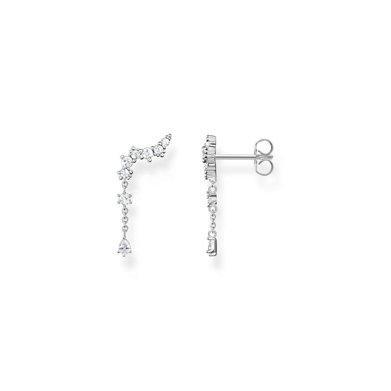 Thomas Sabo Ohrringe Ear Climber Eiskristalle silber weiß H2254-051-14 von Thomas Sabo