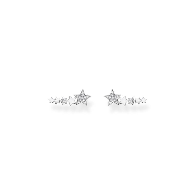 Thomas Sabo Ohrringe Ear Climber Sterne weiß H2159-051-14 von Thomas Sabo