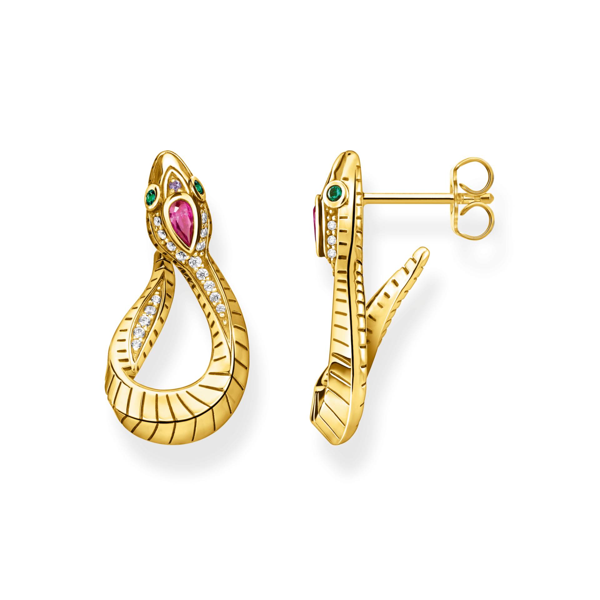 Thomas Sabo Ohrringe Schlange gold mehrfarbig H2123-488-7 Thomas Sabo Ohrringe Schlange gold mehrfarbig H2123-488-7 von Thomas Sabo