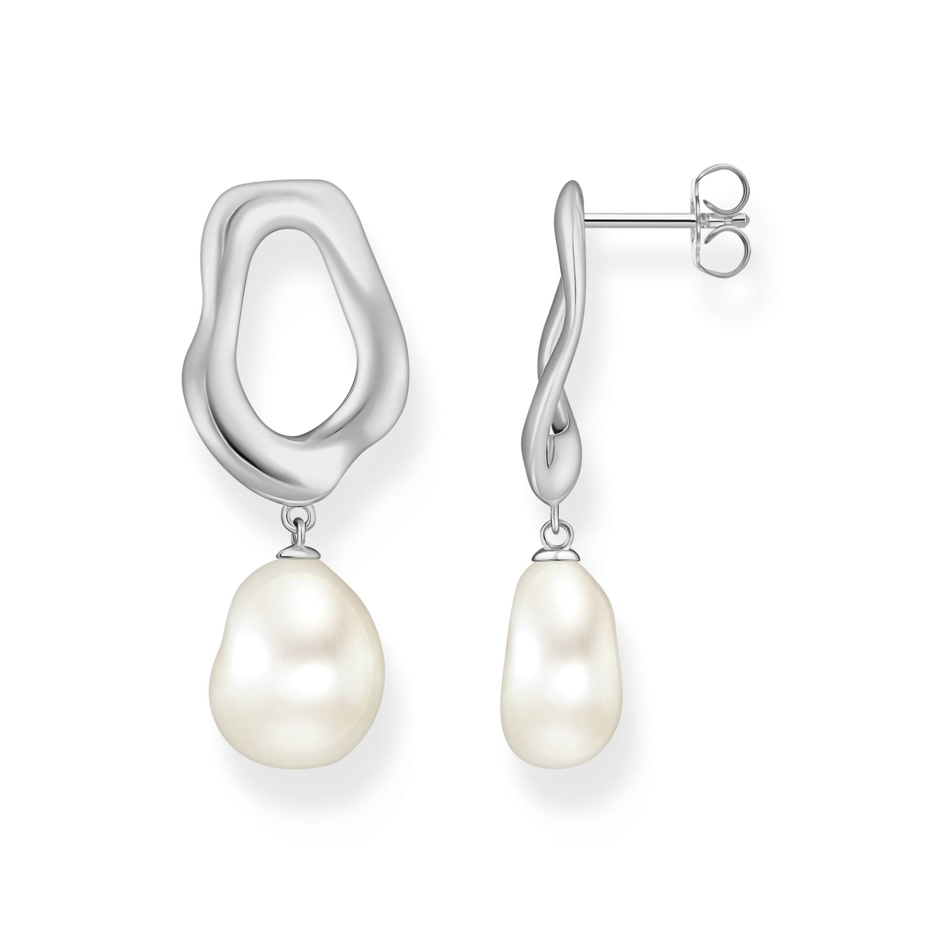 Thomas Sabo Ohrringe mit Perle Natural Beauty Silber weiß H2322-082-14 Thomas Sabo Ohrringe mit Perle Natural Beauty Silber weiß H2322-082-14 von Thomas Sabo