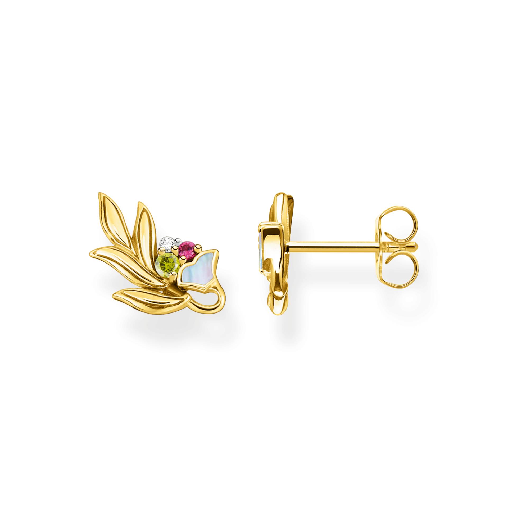 Thomas Sabo Ohrstecker Blüte gold mehrfarbig H2172-446-7 von Thomas Sabo