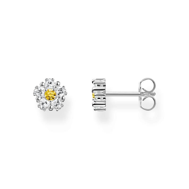 Thomas Sabo Ohrstecker Blume Lovely Daisy klein Silber gelb H2297-051-4 von Thomas Sabo