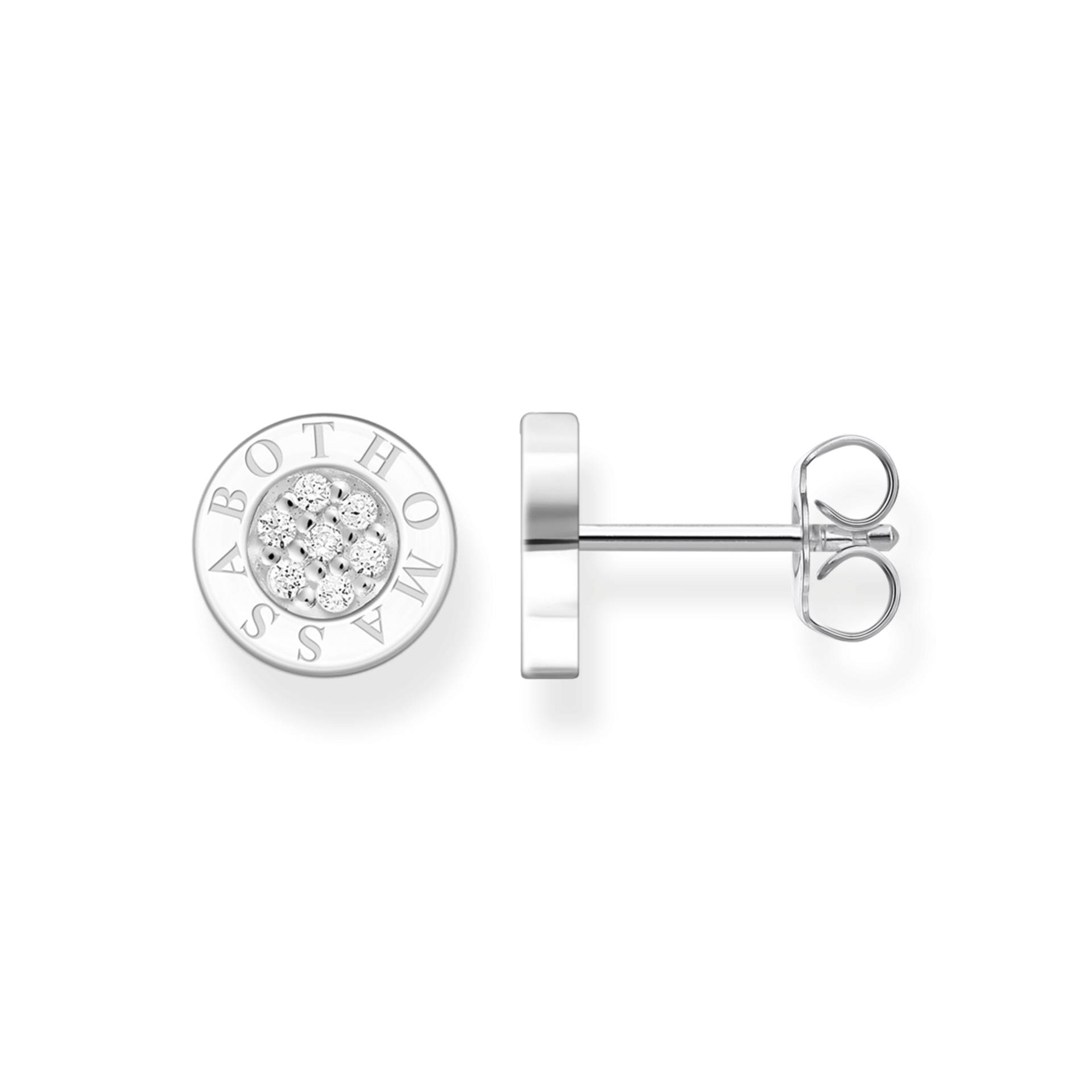 Thomas Sabo Ohrstecker klassisch Pavé weiß weiß H1547-051-14 von Thomas Sabo