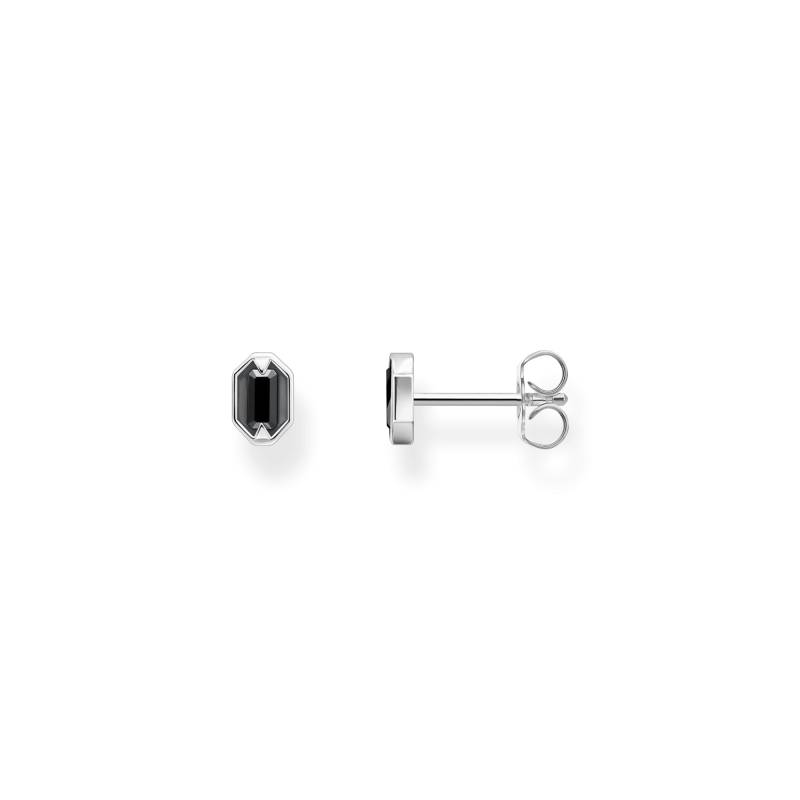 Thomas Sabo Ohrstecker Krokodilaugen mit schwarzen Steinen Silber geschwärzt schwarz H2264-643-11 von Thomas Sabo