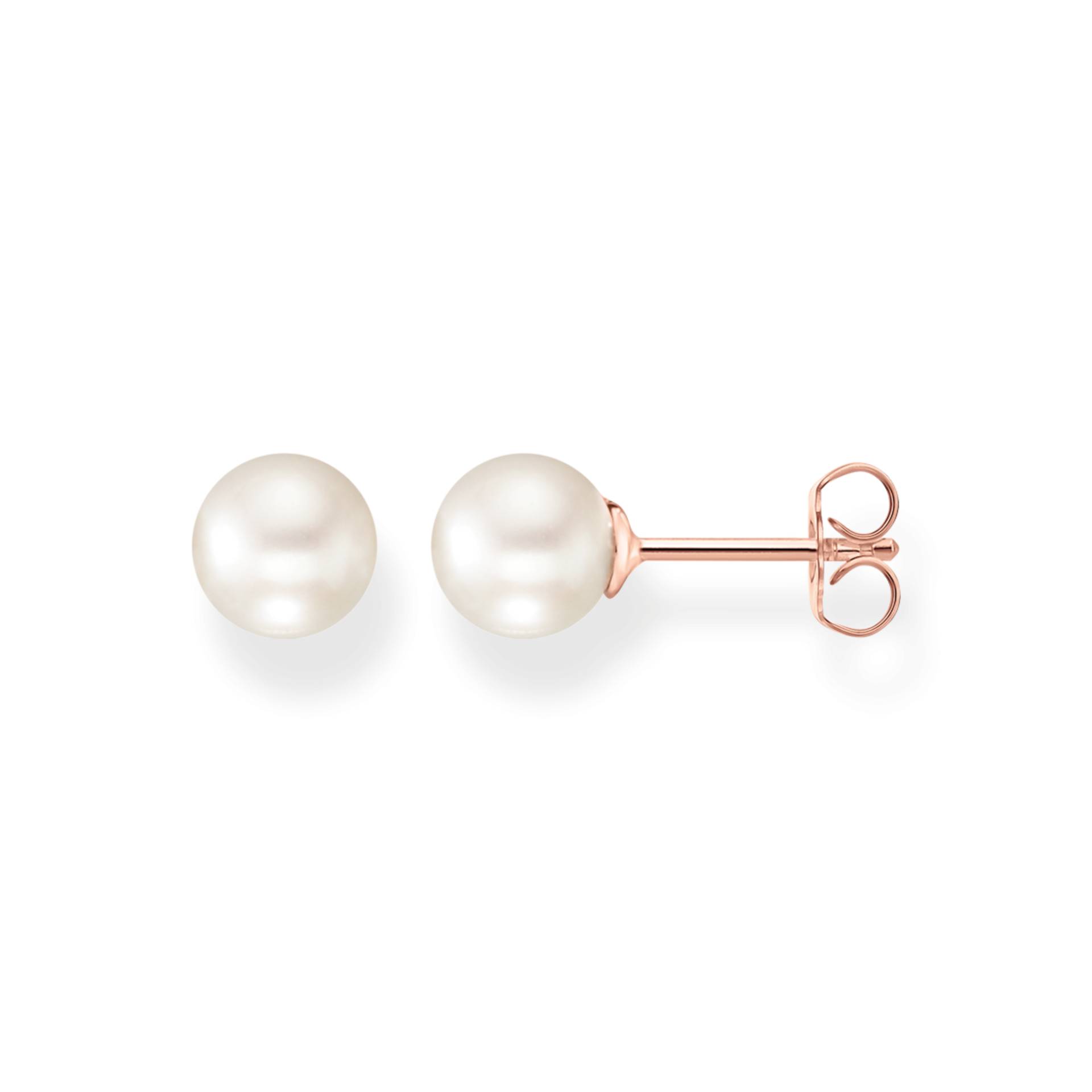 Thomas Sabo Ohrstecker Perle roségold weiß H1430-428-14 von Thomas Sabo