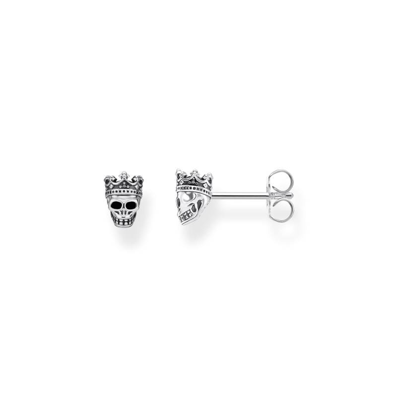 Thomas Sabo Ohrstecker Totenkopf König schwarz H2111-643-11 von Thomas Sabo