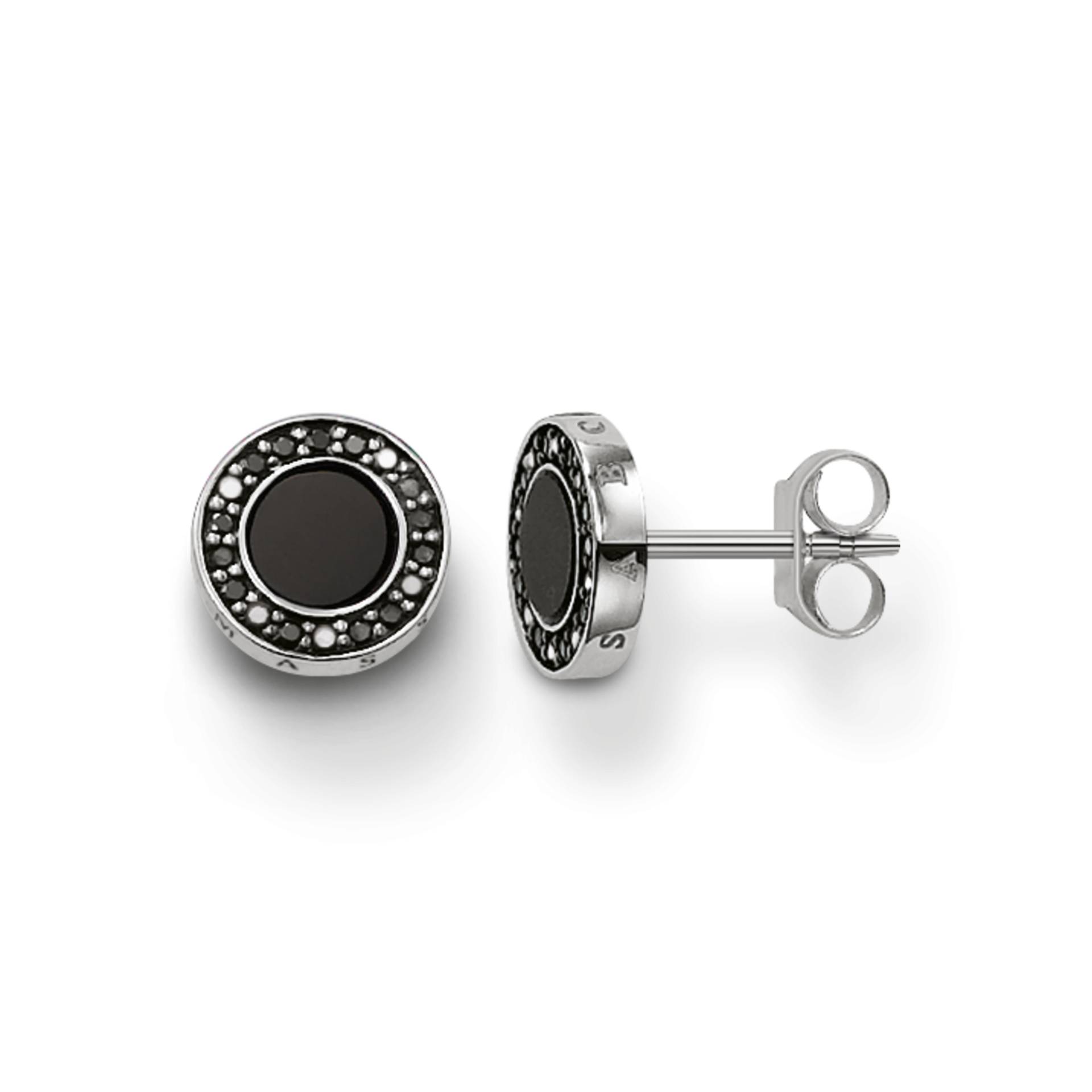 Thomas Sabo Ohrstecker klassisch Pavé schwarz schwarz H1861-641-11 von Thomas Sabo