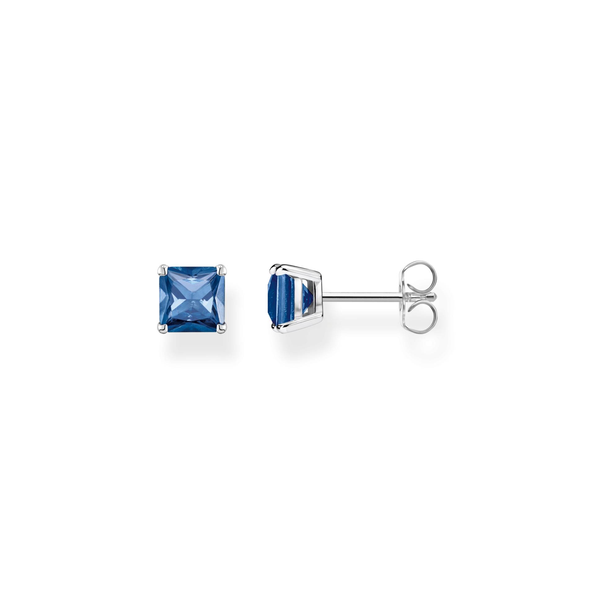 Thomas Sabo Ohrstecker mit blauem Stein Silber dunkelblau H2174-699-32 von Thomas Sabo