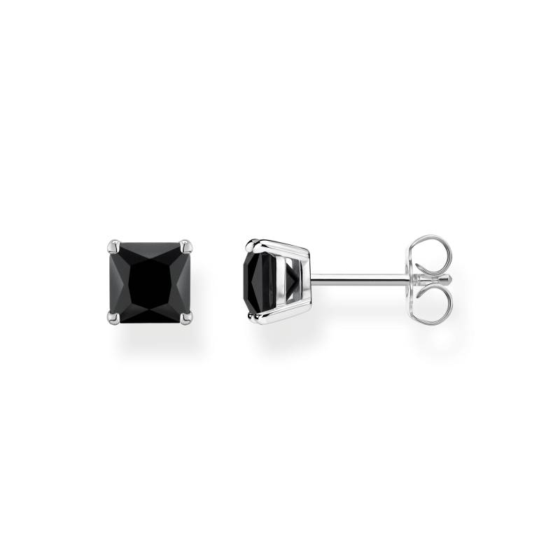 Thomas Sabo Ohrstecker mit schwarzem Stein Silber schwarz H2174-024-11 von Thomas Sabo