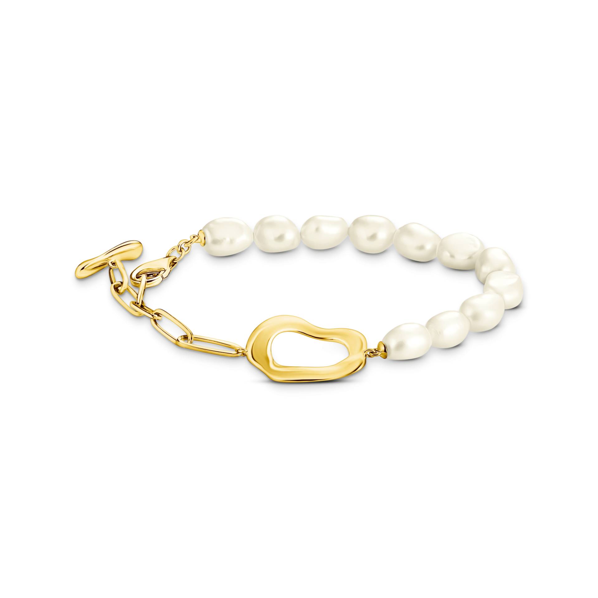 Thomas Sabo Perlenarmband Natural Beauty vergoldet weiß A2190-430-14-L19V Thomas Sabo Perlenarmband Natural Beauty vergoldet weiß A2190-430-14-L19V von Thomas Sabo