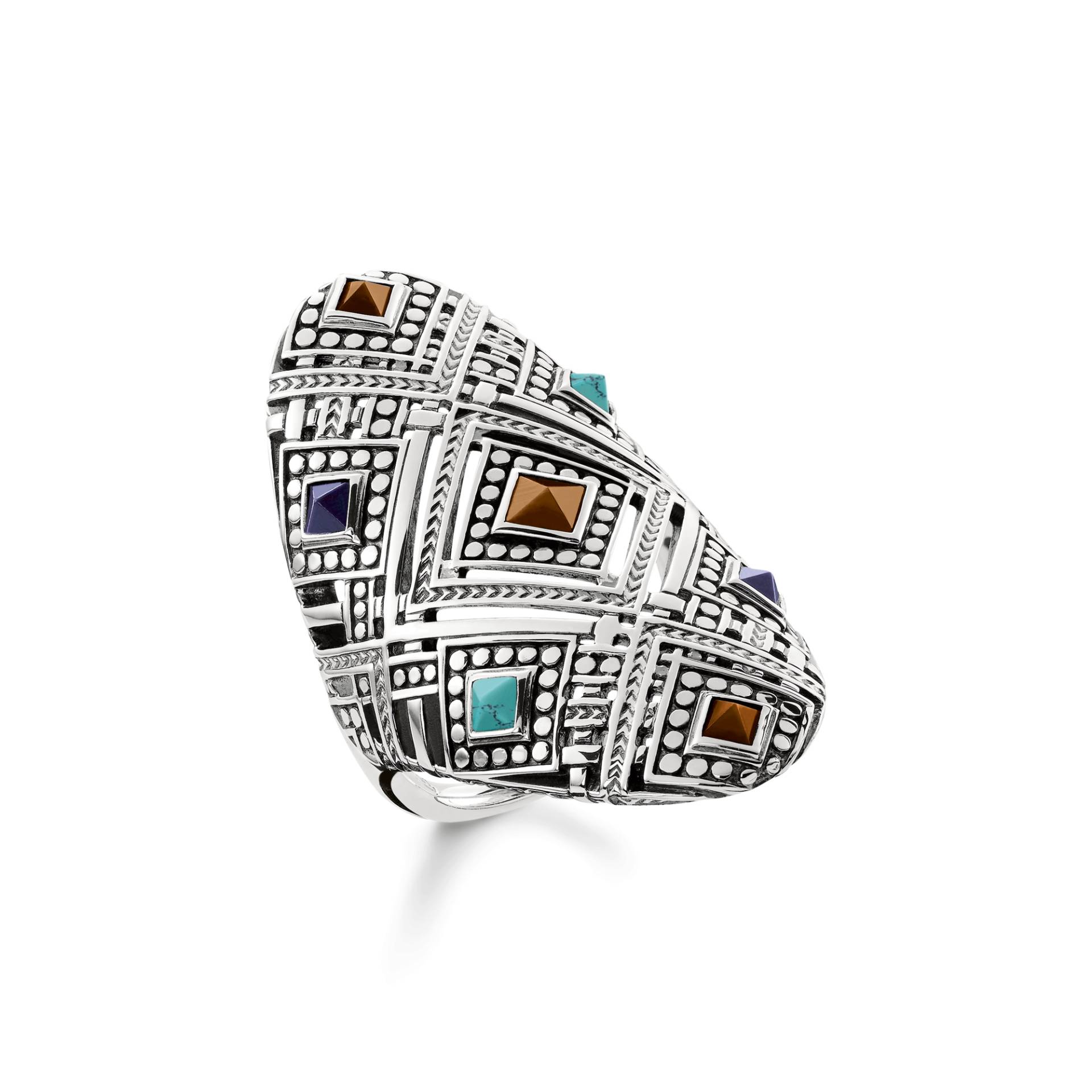 Thomas Sabo Ring Afrika Ornamente mehrfarbig TR2128-361-7-52 von Thomas Sabo