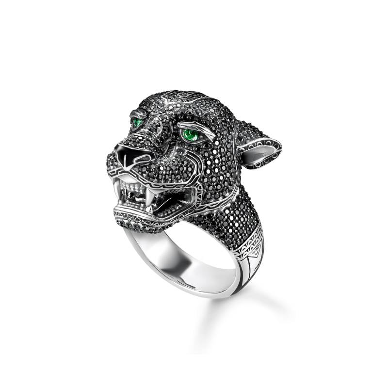 Thomas Sabo Ring Black Cat schwarz TR2202-845-11-52 von Thomas Sabo