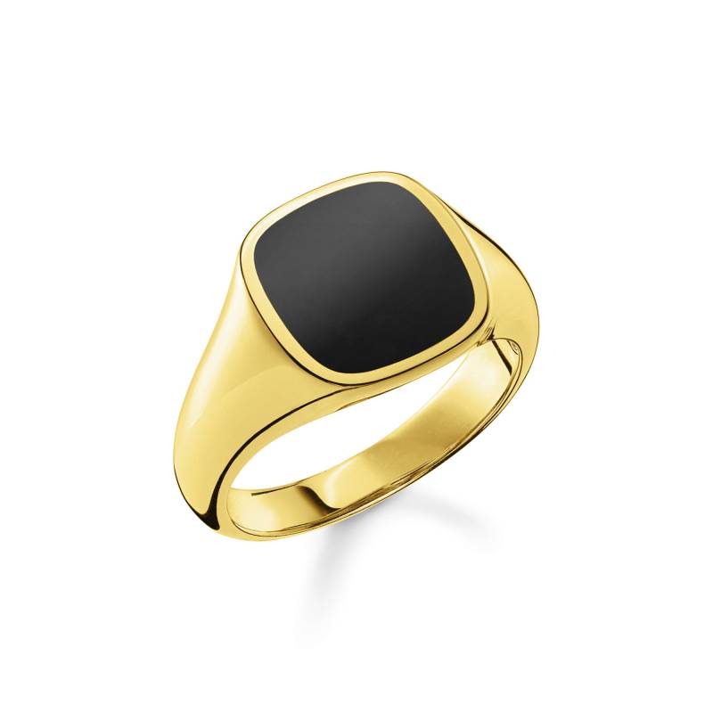 Thomas Sabo Ring klassisch schwarz-gold schwarz TR2332-177-11-56 von Thomas Sabo