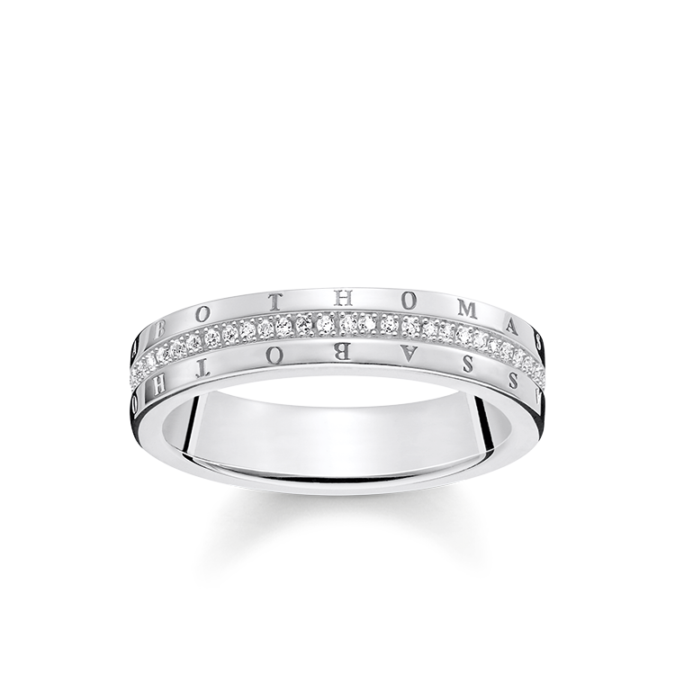 Thomas Sabo Ring klassisch weiß weiß D_TR0026-725-14-54 von Thomas Sabo