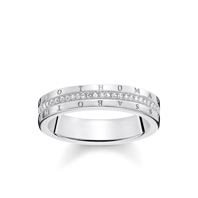 Thomas Sabo Ring klassisch weiß weiß D_TR0026-725-14-54 von Thomas Sabo