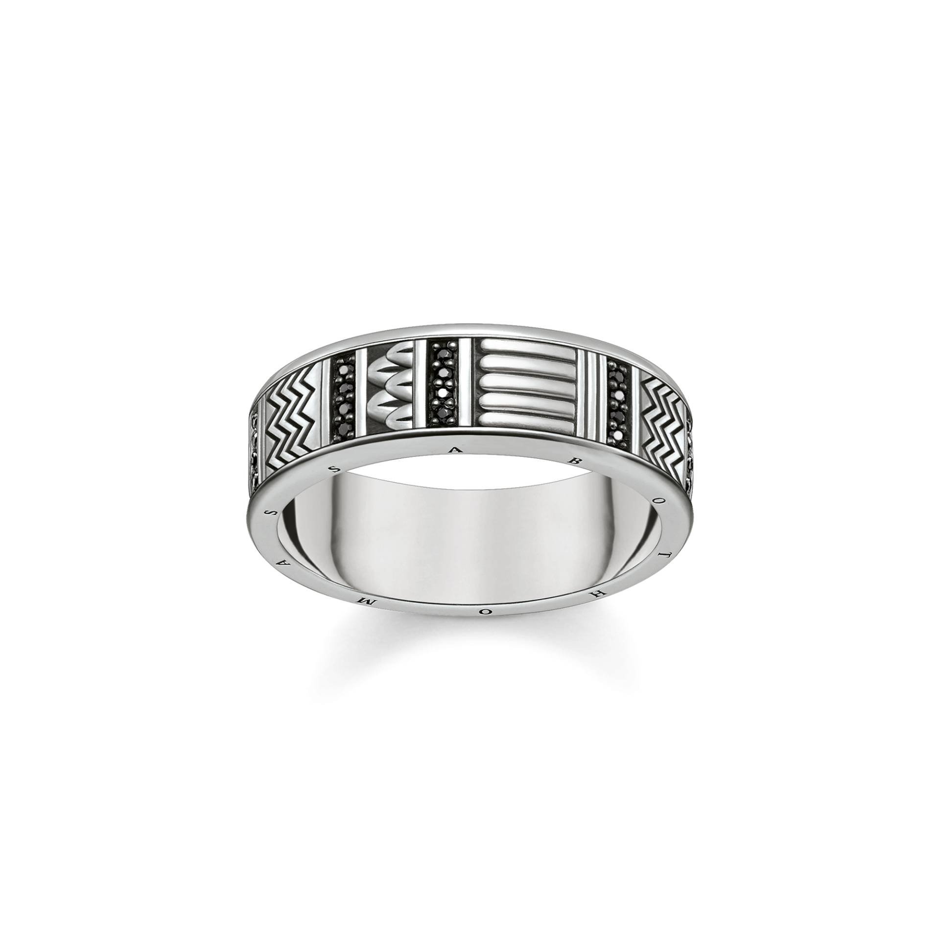 Thomas Sabo Ring schwarz TR2108-643-11-52 von Thomas Sabo