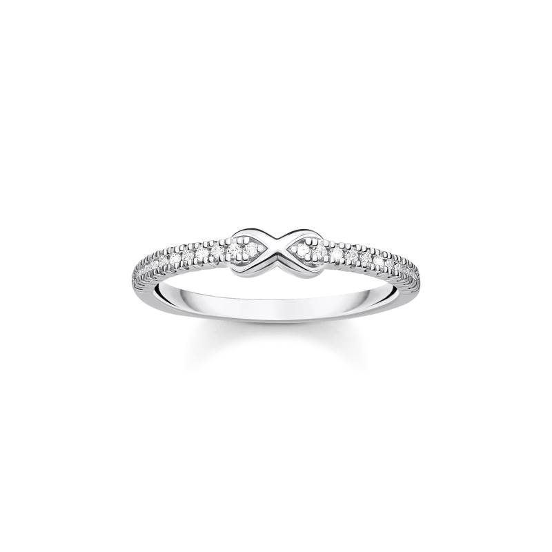 Thomas Sabo Ring Infinity mit weißen Steinen silber weiß TR2322-051-14-52 von Thomas Sabo