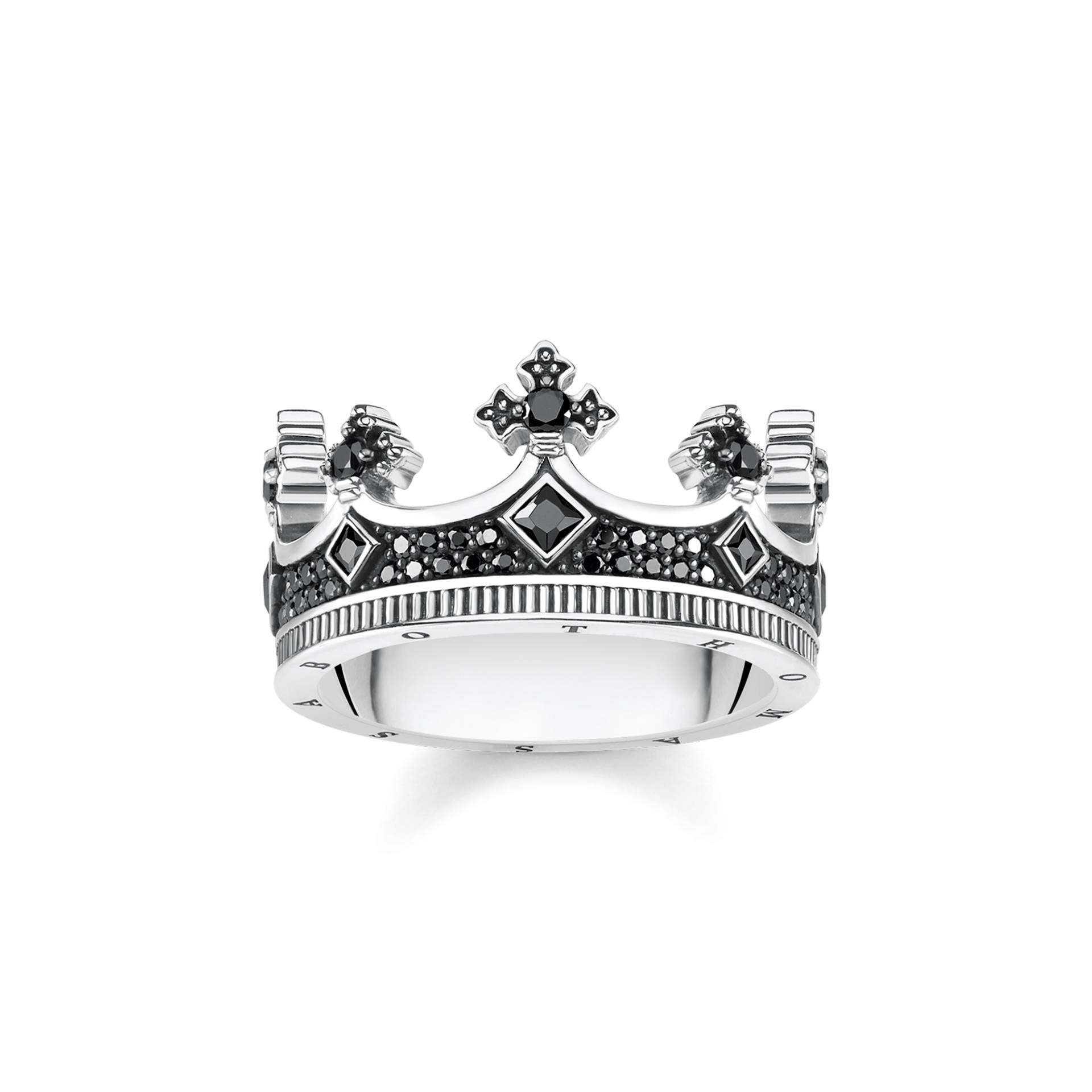 Thomas Sabo Ring Krone schwarz TR2208-643-11-50 Thomas Sabo Ring Krone schwarz TR2208-643-11-50 von Thomas Sabo