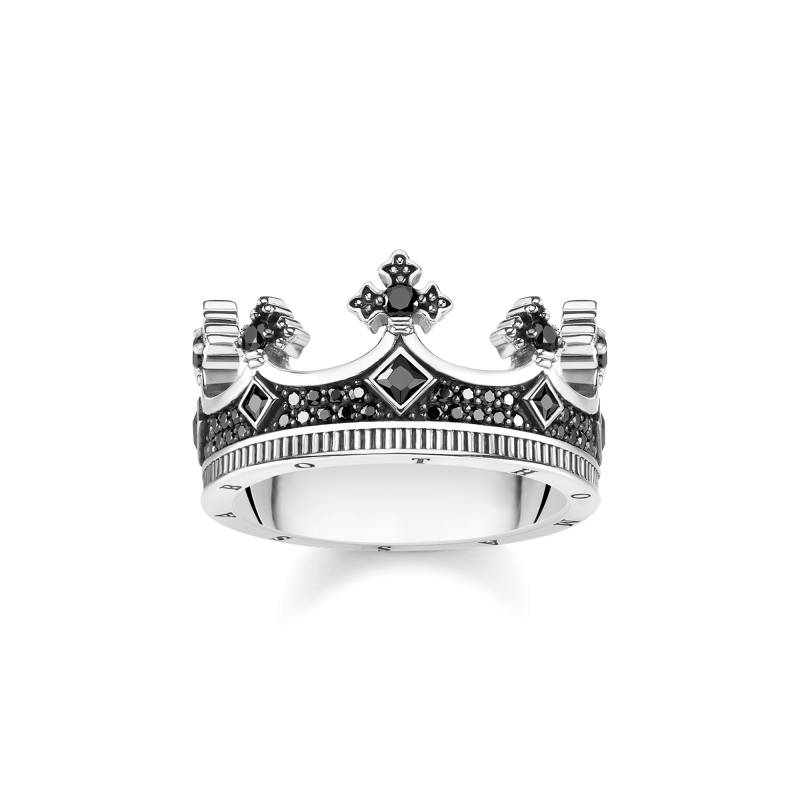 Thomas Sabo Ring Krone schwarz TR2208-643-11-56 von Thomas Sabo