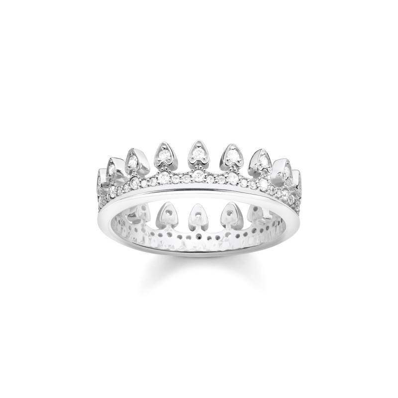 Thomas Sabo Ring Krone weiß TR2235-051-14-48 von Thomas Sabo