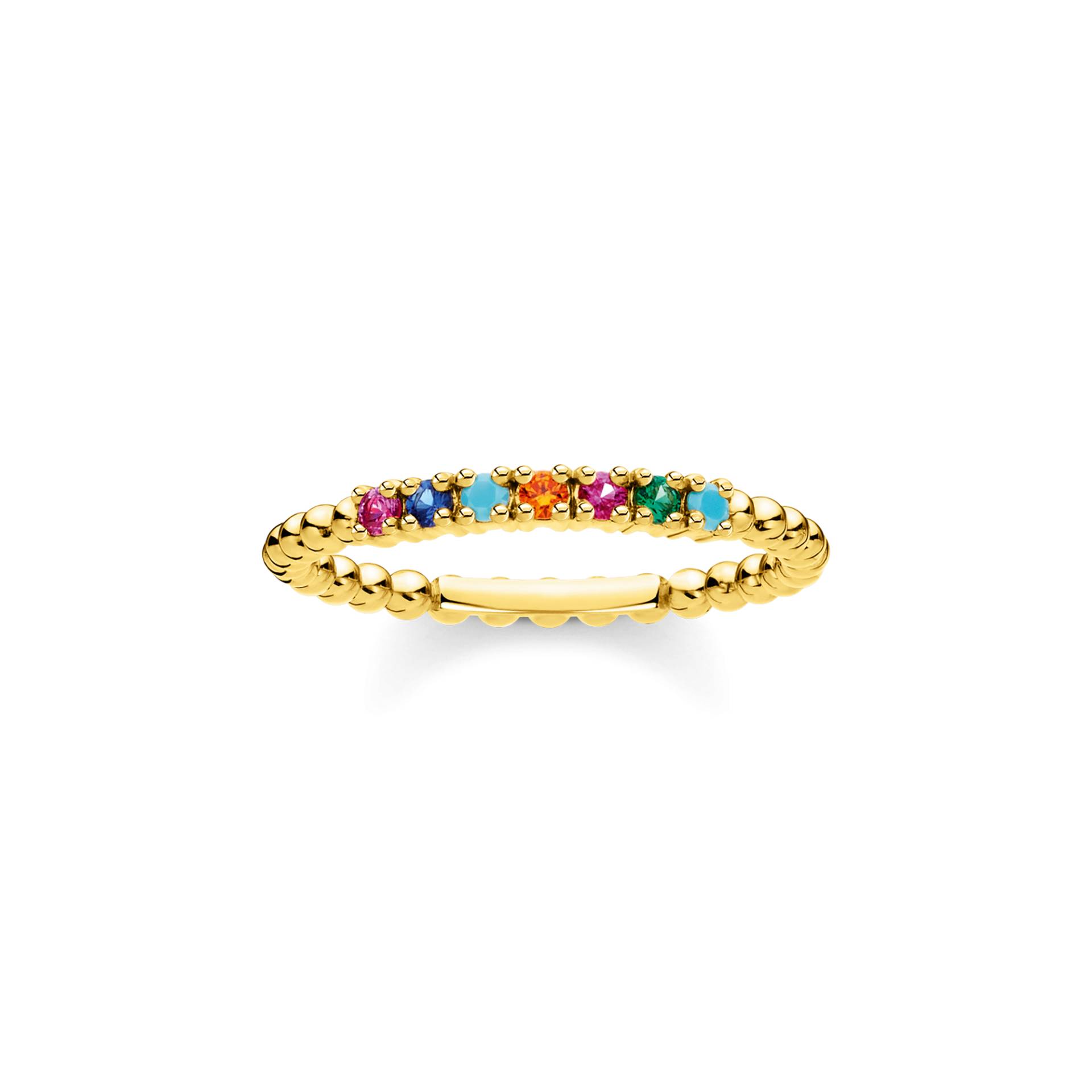 Thomas Sabo Ring Kugeln farbige Steine gold mehrfarbig TR2323-488-7-48 Thomas Sabo Ring Kugeln farbige Steine gold mehrfarbig TR2323-488-7-48 von Thomas Sabo
