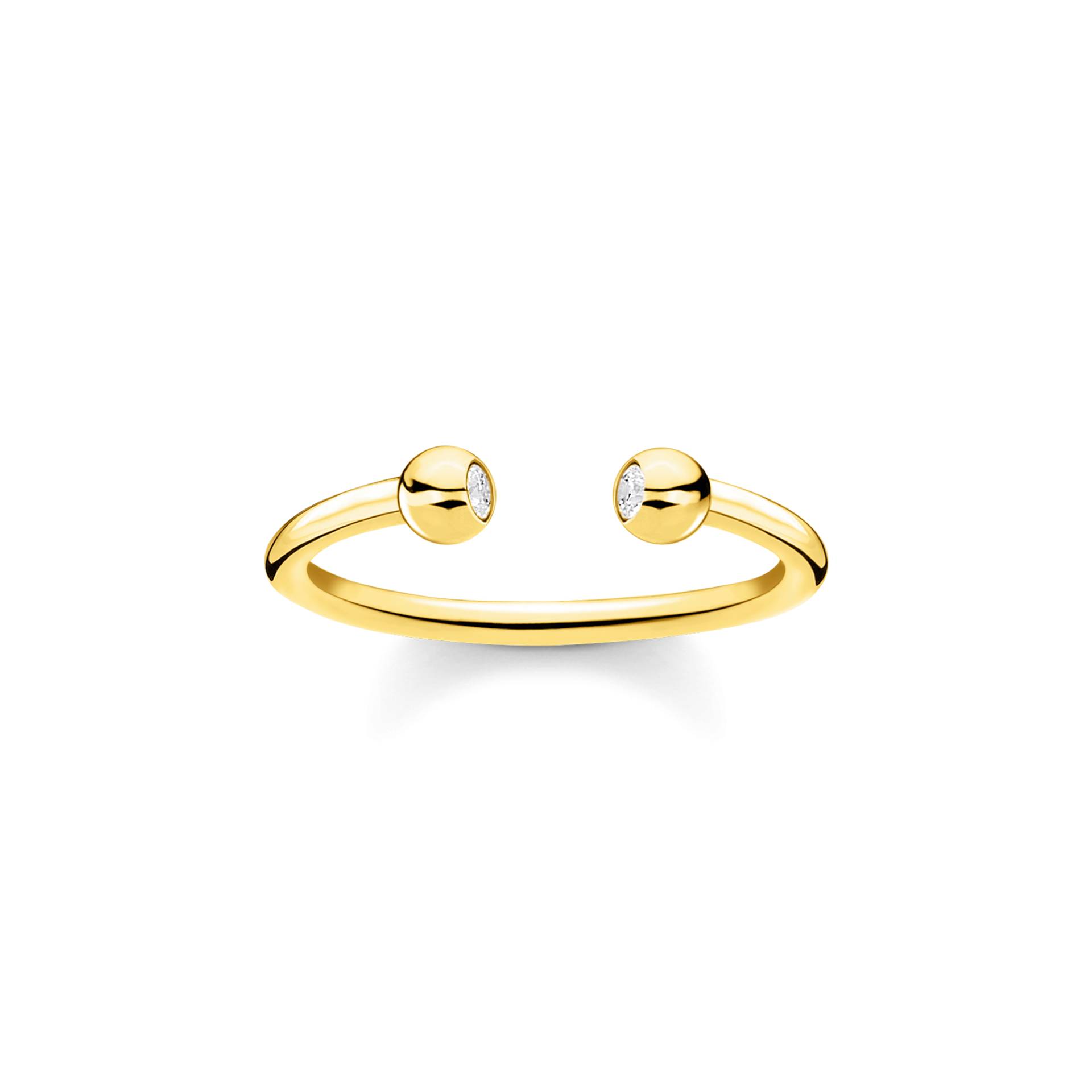 Thomas Sabo Ring Kugeln mit Steinen gold weiß TR2319-414-14-58 Thomas Sabo Ring Kugeln mit Steinen gold weiß TR2319-414-14-58 von Thomas Sabo