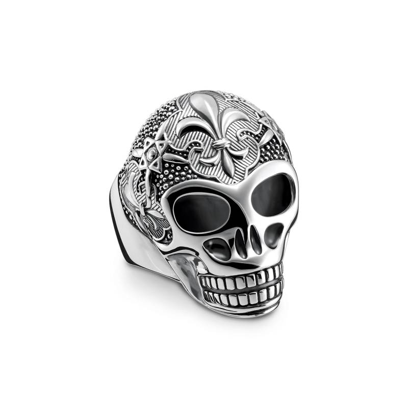 Thomas Sabo Ring Lilien Totenkopf silberfarben TR2155-637-21-52 von Thomas Sabo