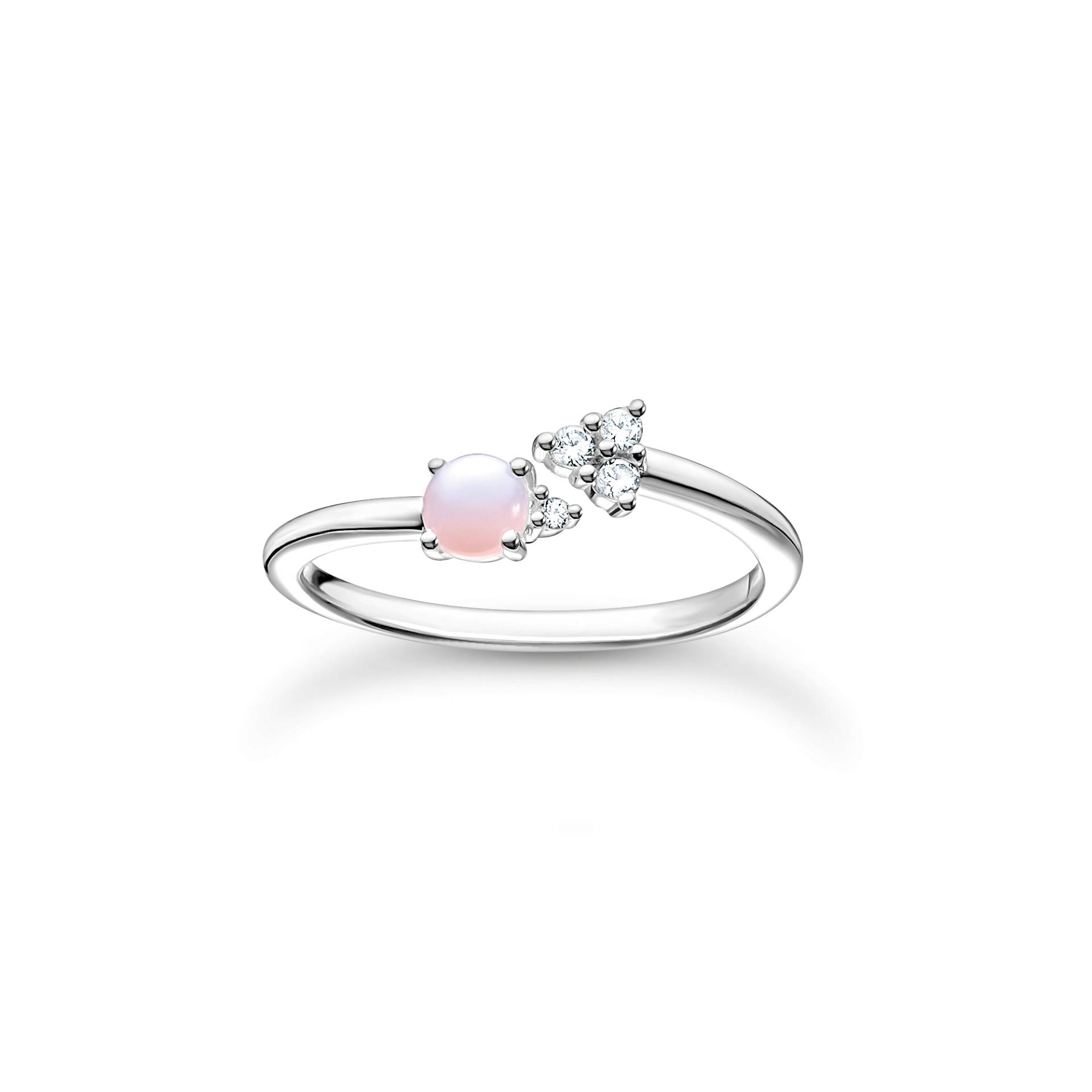 Thomas Sabo Ring Pfeil opalfarbener Stein rosa schimmernd mehrfarbig TR2345-166-7-50 von Thomas Sabo