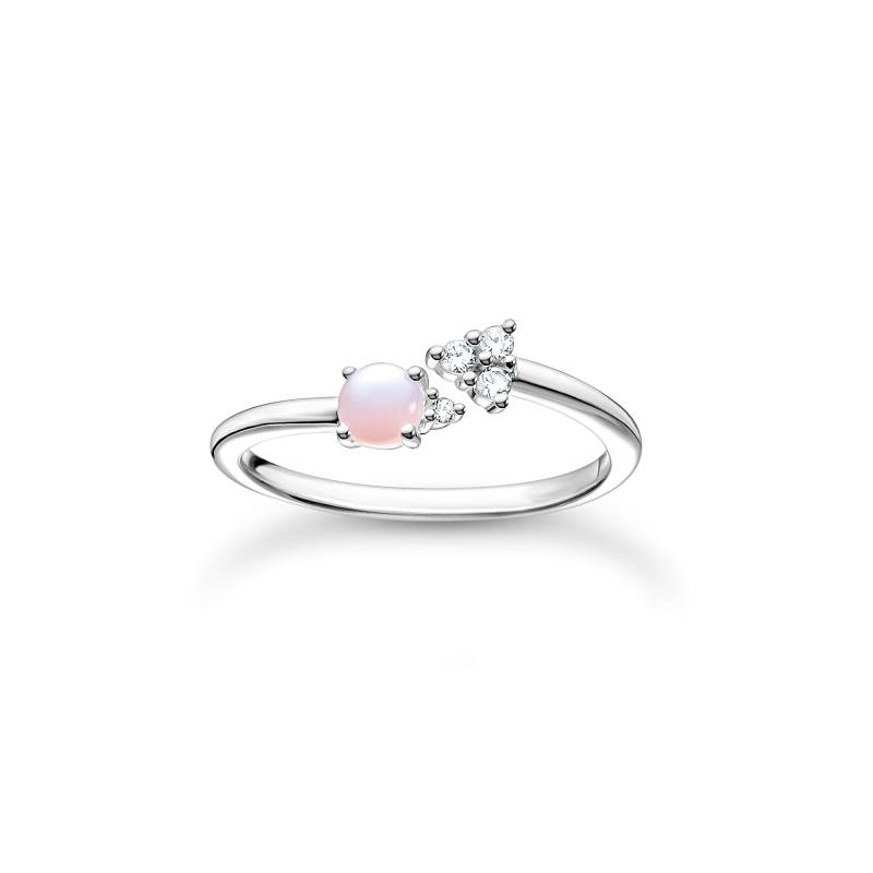 Thomas Sabo Ring Pfeil opalfarbener Stein rosa schimmernd mehrfarbig TR2345-166-7-54 von Thomas Sabo