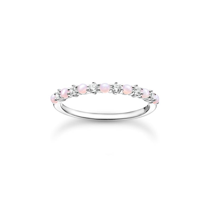 Thomas Sabo Ring rosa und weiße Steine mehrfarbig TR2343-166-7-58 von Thomas Sabo