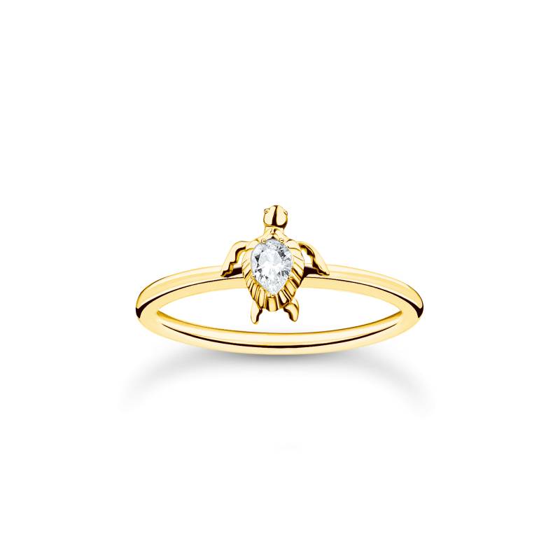 Thomas Sabo Ring Schildkröte gold weiß TR2401-414-14-48 von Thomas Sabo