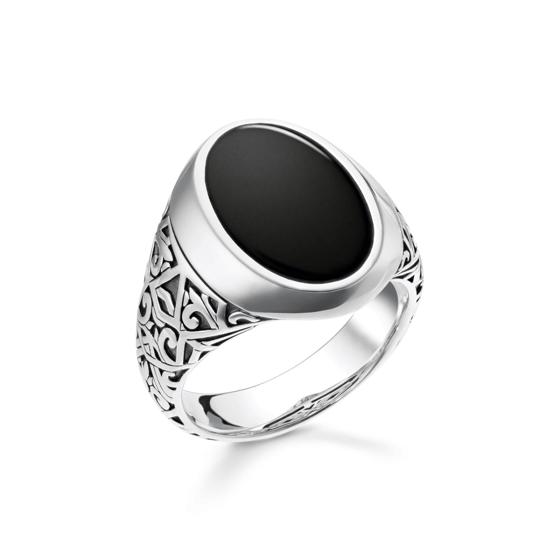 Thomas Sabo Ring schwarz schwarz TR2242-698-11-50 von Thomas Sabo