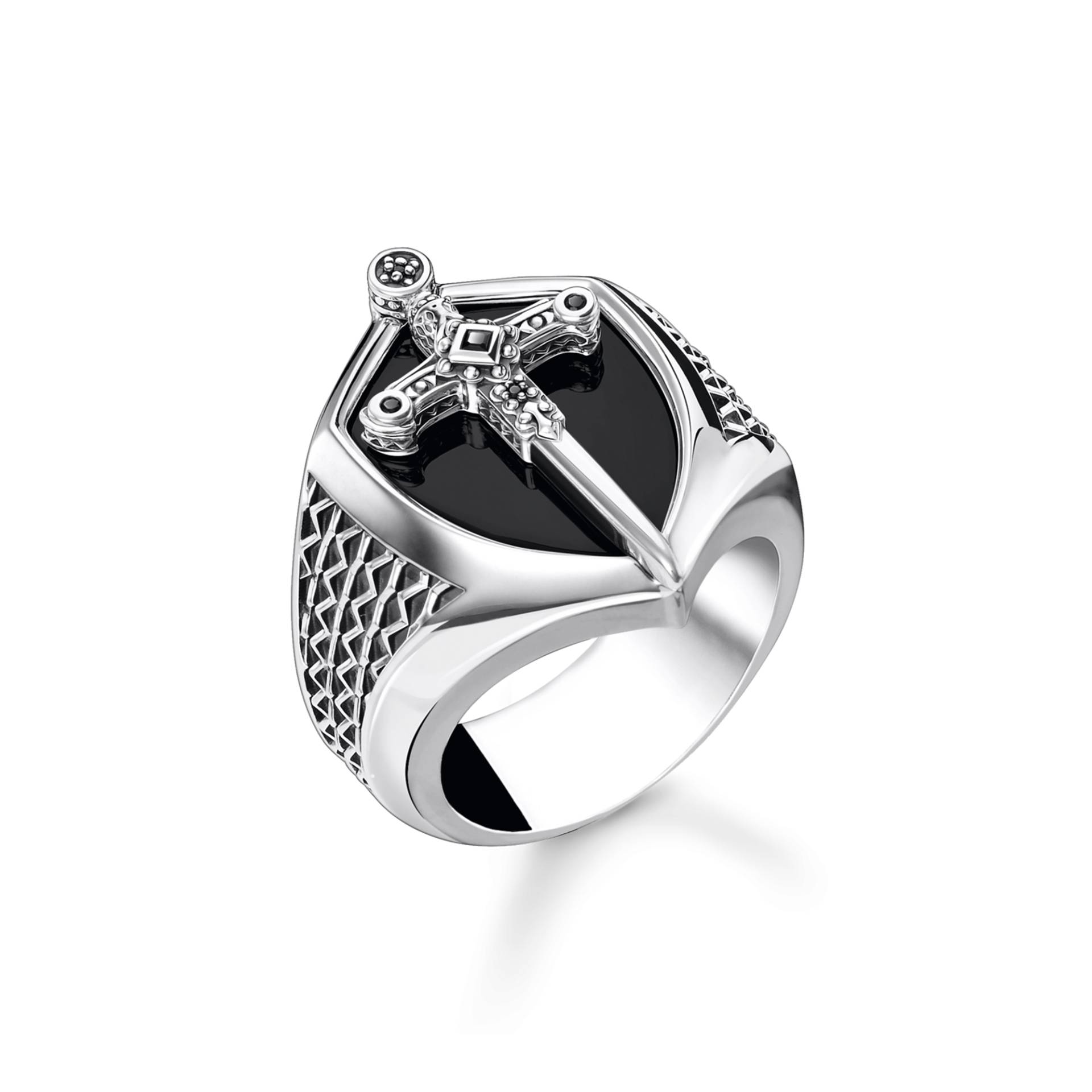 Thomas Sabo Ring Schwert silber schwarz TR2311-641-11-60 von Thomas Sabo