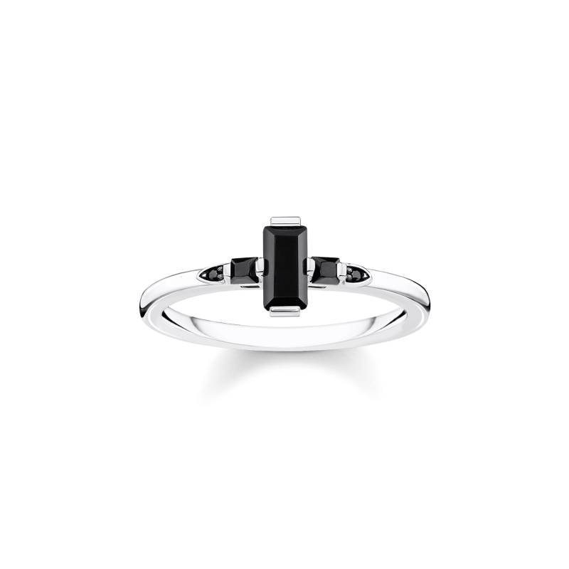 Thomas Sabo Ring Stein Baguette-Schliff schwarz schwarz TR2266-643-11-50 von Thomas Sabo