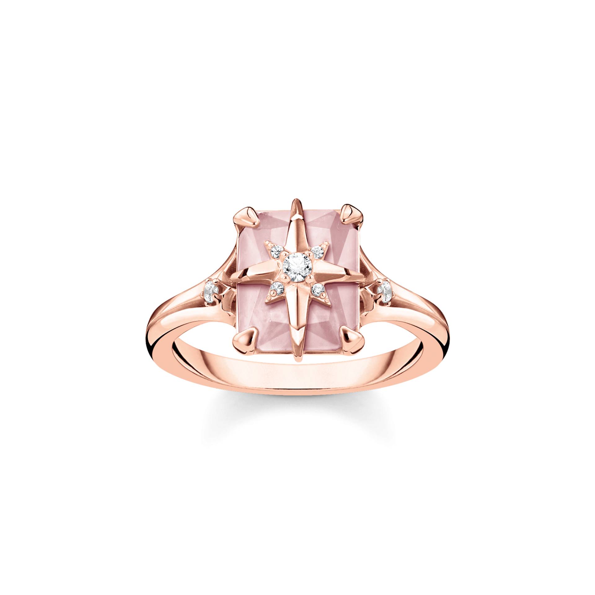 Thomas Sabo Ring Stein rosa mit Stern pink TR2288-417-9-48 von Thomas Sabo