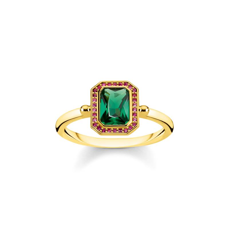 Thomas Sabo Ring Steine rot und grün gold mehrfarbig TR2264-973-7-50 von Thomas Sabo