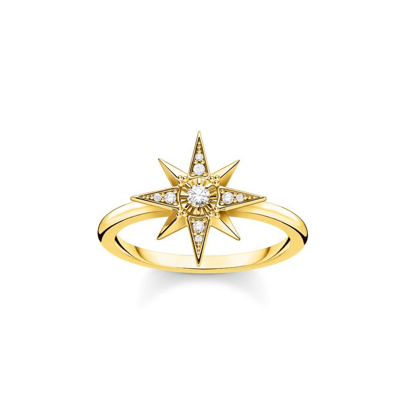 Thomas Sabo Ring Stern gold weiß TR2299-414-14-58 von Thomas Sabo