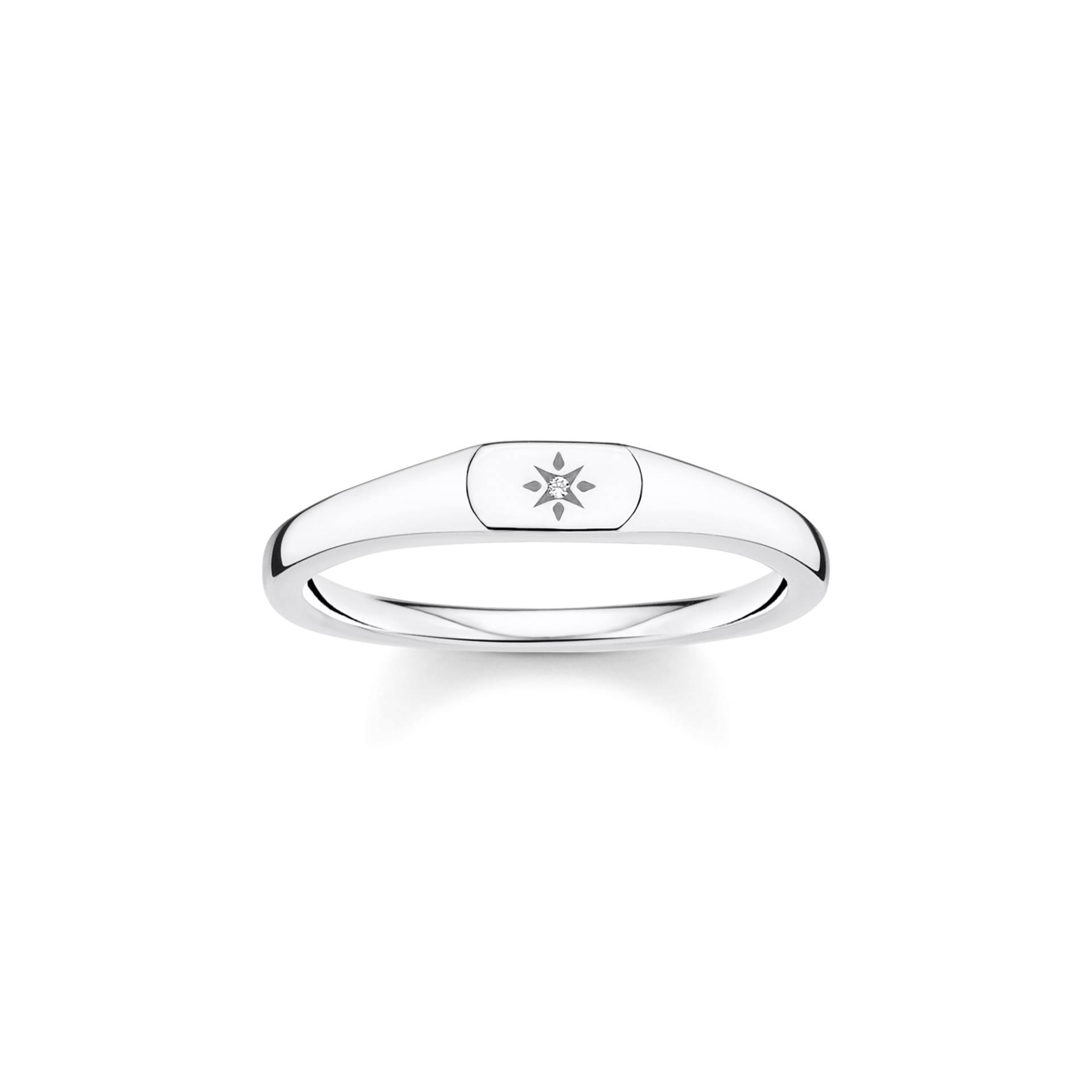 Thomas Sabo Ring Stern silber weiß TR2314-051-14-48 von Thomas Sabo