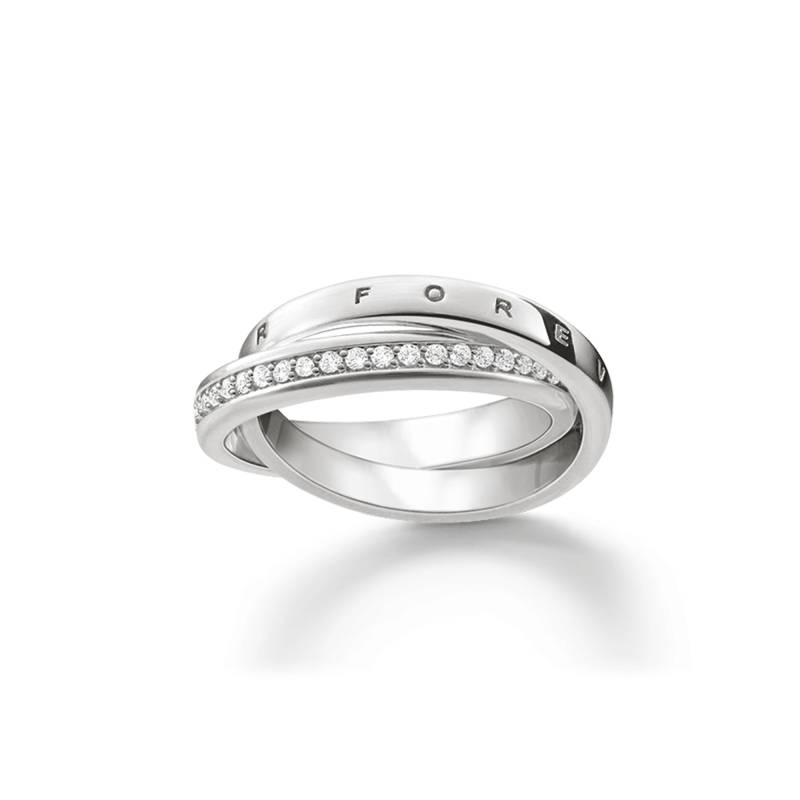 Thomas Sabo Ring Together Forever  weiß TR2099-051-14-48 von Thomas Sabo